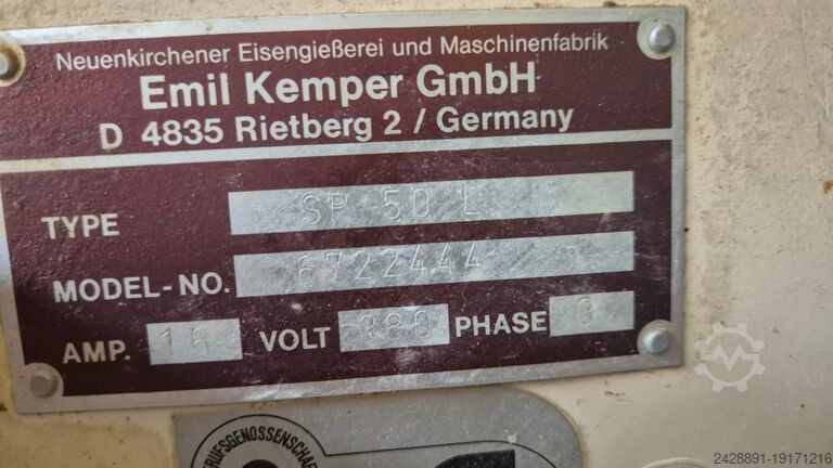 Spiral mixer Kemper SP 50 L