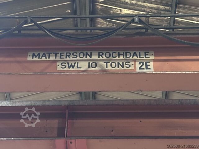 Brückenkran Matterson 10-Ton Twin Beam Overhead Crane