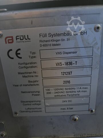 Dosierer für Enzyme Füll Systembau Doseermachine VX5
