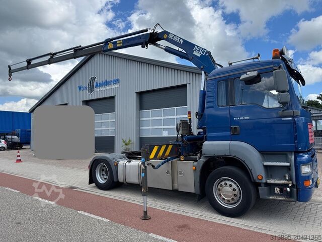 Standard-SZM MAN TGA 18.310, Crane Pesci SE155N/4, Manual Kran, ...