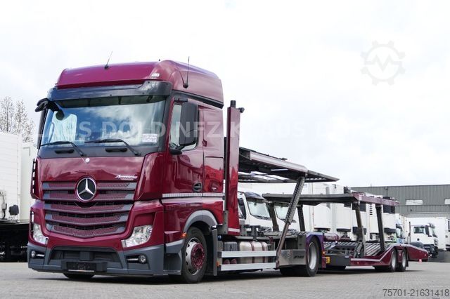 Autotransporter LKW MERCEDES-BENZ Actros 1842 FMS Autotransporter 2-Tanks Euro 6