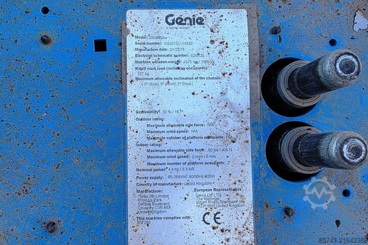 Scherenhebebühne Genie GS2632 Electric, 10m Working Height, Non Marking T