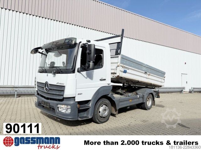 Tipper van Mercedes-Benz Atego 821 K 4x2, 2x AHK