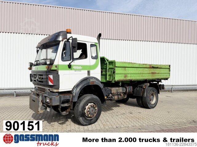 Tipper truck Mercedes-Benz SK 1831 AK 4x4, Winterdienstausstattung