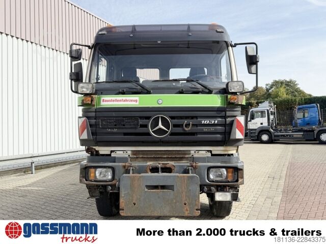 Tipper truck Mercedes-Benz SK 1831 AK 4x4, Winterdienstausstattung