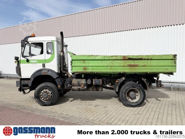 Tipper truck Mercedes-Benz SK 1831 AK 4x4, Winterdienstausstattung