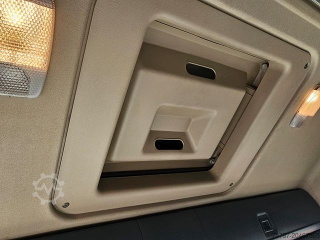 Flatbed truck with tarp SCANIA G410 Volumen, Edscha, Hubdach+Tandemhänger