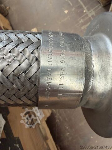 Kompensationsschlauch BOA DN50 PN16 – 1100 mm | Edelstahl Wąż kompensacyjny BOA DN50 PN16 – 1100 mm | stal nierdzewna Wąż kompensacyjny BOA DN50 PN16 – 1100 mm | stal nierdzewna