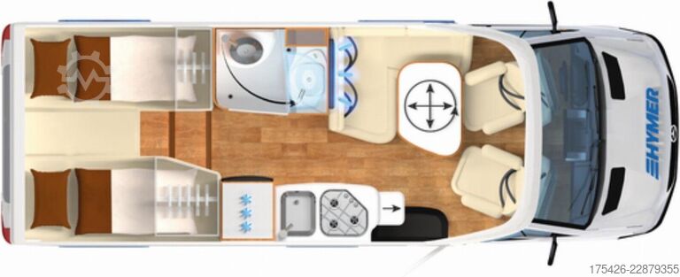 Teilintegriertes Wohnmobil HYMER/ERIBA ML-T 570 *Fahrassistenz u. Komfort Plus-Paket*