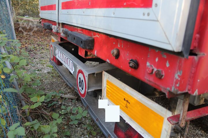Trailer with chassis Pezzaioli rimorchio biga casse mobili container