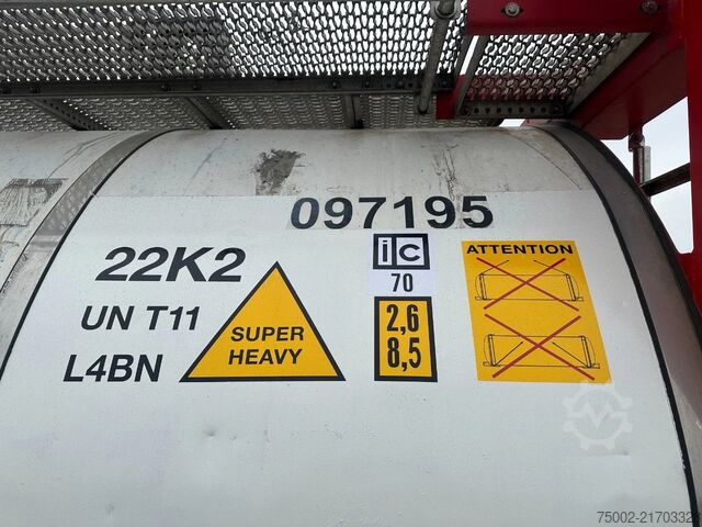 Tankcontainer Welfit Oddy 20FT ISO / 24.970L / 1-COMP.  / T11 / 22K2 / va...