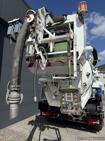 Suction vehicle, flushing vehicle MAN 28.440 Wiedemann 12m³ Kombi Recycler/WRG