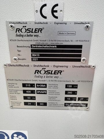 Vibratory finishing machine Rösler RHBD 13/18T