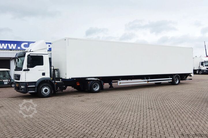 Standard-SZM MAN TGM 15.290 Trekker + Heiwo city trailer geisole...