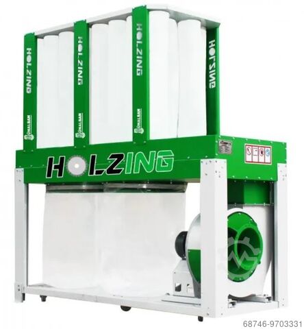 Dust collector, Suction 5200 m3/h Holzing RLA S 160 (5200 m3/h)