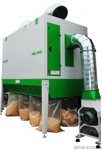 Dust collector, Suction 13450 m3/h Holzing RLA 450 VIBER Power 13450 m3/h