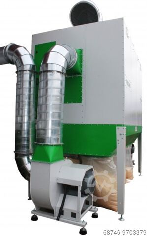 Dust collector, Suction 13450 m3/h Holzing RLA 450 VIBER Power 13450 m3/h