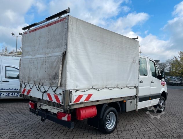 Curtain sider van MERCEDES-BENZ Sprinter 516 CDI DoKa 4X4/ ZG3/ AC/ AHK 3.0t/ E6