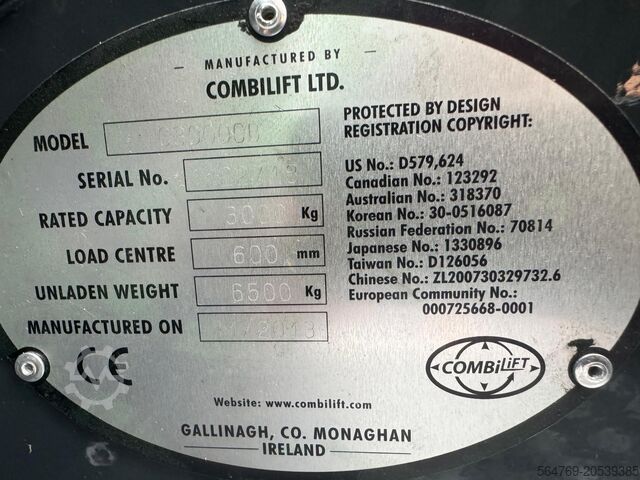 Vierwege-Gabelstapler Combilift CB3000// Diesel// Perfect / Only 5185 h