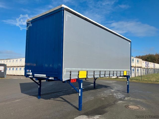 Swap body trailer KRONE Wechselbrücke Plane