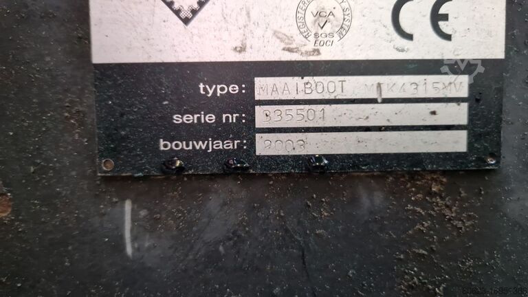 Mowing boat Machinefabriek Kortenoord MTK4315MV