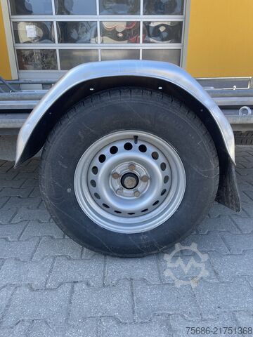 Motorcycle trailer SARIS Motorradtransporter Tieflader Einachser