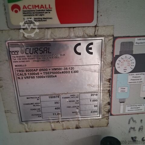 Automatic Crosscut Saw Cursal TRSI 8000