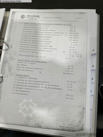 Portalfräsmaschine KÖLLMANN P 1500