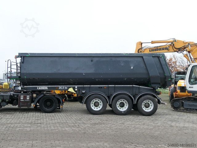 Kipper Auflieger CARNEHL CHKS/AH, Alu, 28m³, Kunststoffauskleidung, Lift