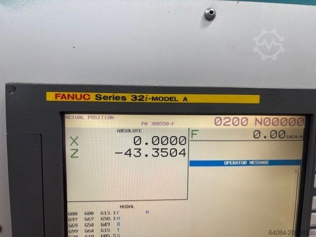 CNC lathe Crawford Swift 7500mm CNC Lathe