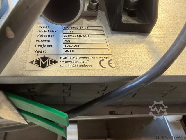 Labeling equipment EME Series 2000 / 4000 Twin-Head Labeller