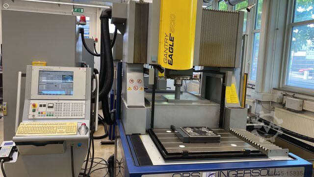 Senkerodiermaschine mit Werkzeugwechsler OPS INGERSOLL GENTRY EAGLE 500