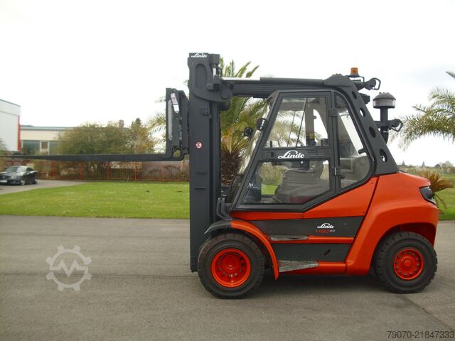 Forklift Linde H80D-03-X396 EVO TRIPLEX - ZVG/SS - KAB