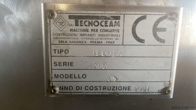 Onion and garlic peeler Tecnoceam 255 , onion and garlic peeler
