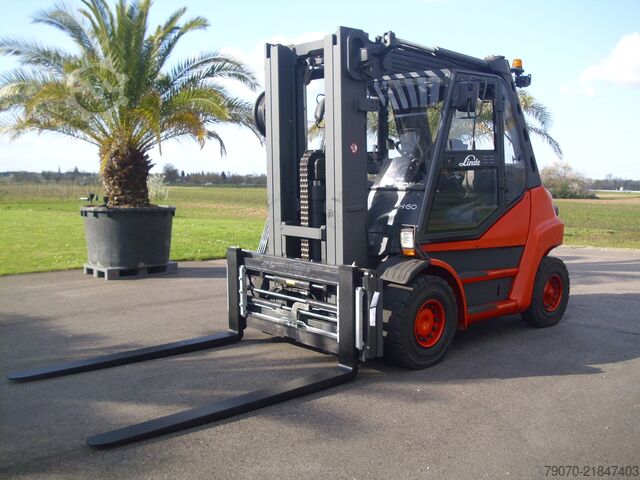 Gabelstapler Linde H60D-01-X396 TRIPLEX - ZVG/SS - KABINE/H