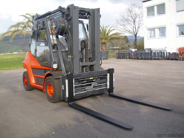 Gabelstapler Linde H60D-01-X396 TRIPLEX - ZVG/SS - KABINE/H
