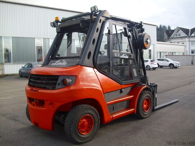 Gabelstapler Linde H60D-01-X396 TRIPLEX - ZVG/SS - KABINE/H
