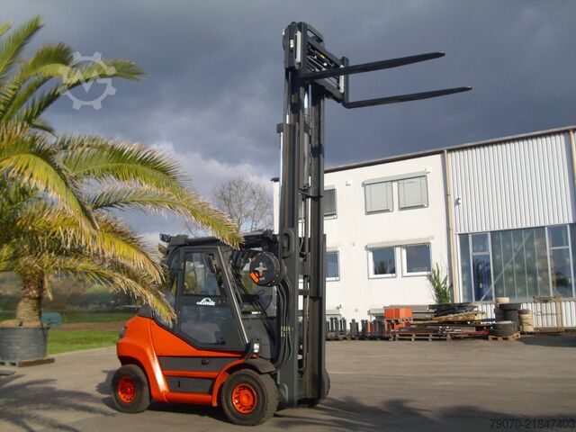 Gabelstapler Linde H60D-01-X396 TRIPLEX - ZVG/SS - KABINE/H