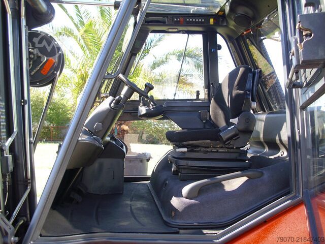 Front loader forklift Linde H60D-01-X396 TRIPLEX - ZVG/SS - KABINE/H