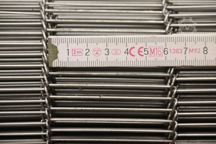 Conveyor belt link belt stainless steel unbekannt 600 x 3000 mm