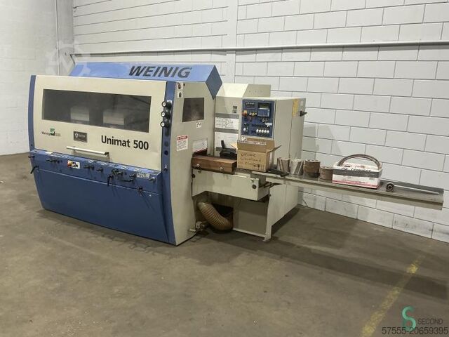 Four sided planers  Weinig Unimat 500 2005 Weinig Unimat 500