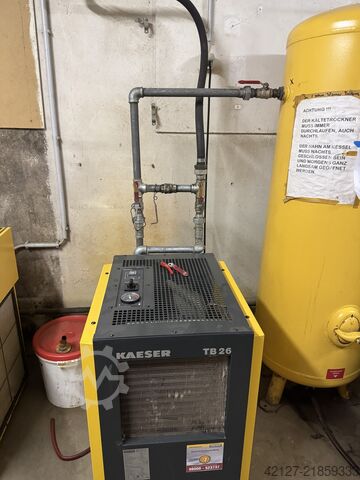 Screw compressor compressed air system Kaeser SK 22 + SK 19 + TB 26 + Behälter
