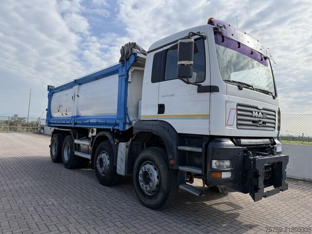 Three-sided tipper truck MAN 41.480 TGA KIPPER 20cbm 8x4 40Ton