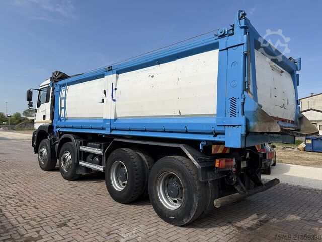 Three-sided tipper truck MAN 41.480 TGA KIPPER 20cbm 8x4 40Ton