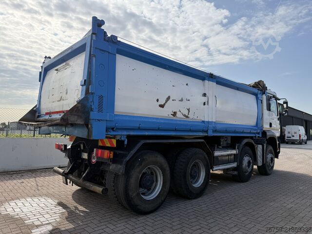 Three-sided tipper truck MAN 41.480 TGA KIPPER 20cbm 8x4 40Ton