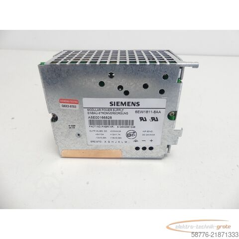Component Siemens 6EW1811-8AA Einbau Stromversorgung A5E00166828 -neuwertig!-