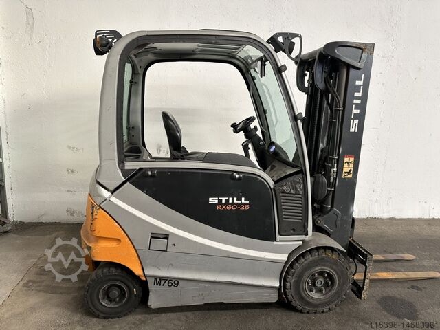 Electric 4-wheel forklift Still RX 60-25 - TRIPLEX 4,5 m