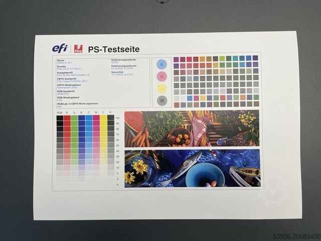 Digital printing machine Konica Minolta AccurioPress C4070 from 2025 - Fiery, IQ-501, stacker,