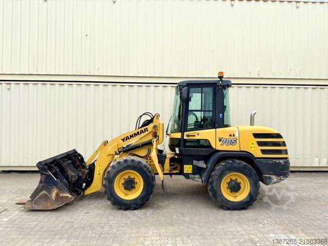Wheel loader YANMAR V70S Schwenklader / 2017 BJ / Schaufel + Gabel