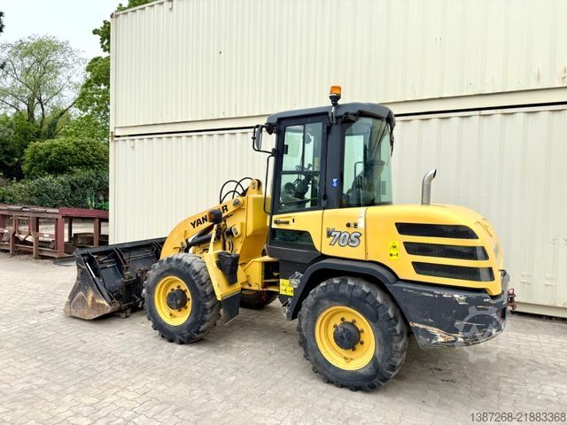Wheel loader YANMAR V70S Schwenklader / 2017 BJ / Schaufel + Gabel